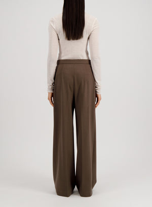 Palazzo trousers superfine merino