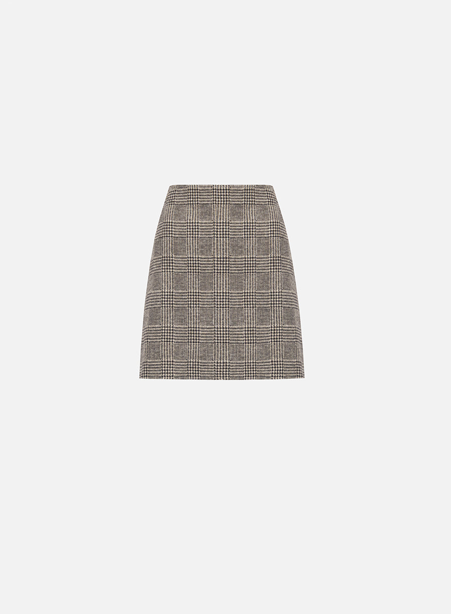 mini skirt patterned moleskine