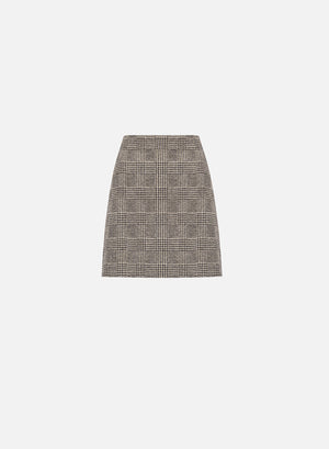 mini skirt patterned moleskine