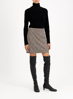 mini skirt patterned moleskine