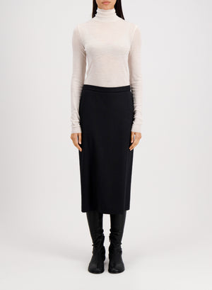 Midi skirt superfine merino