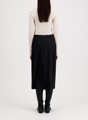 Midi skirt superfine merino