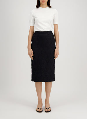 midi skirt crinkle