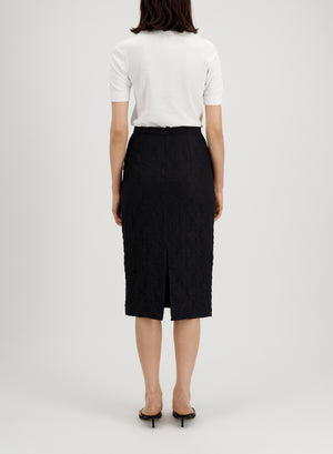 midi skirt crinkle