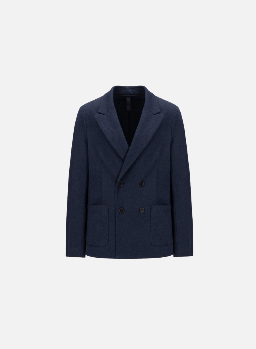 Peak lapel blazer mini twill