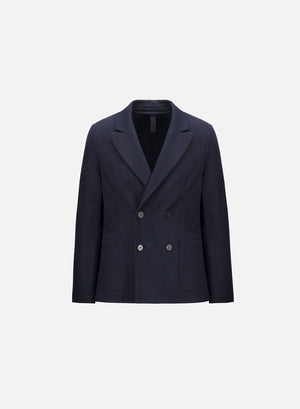 Peak lapel blazer superfine merino