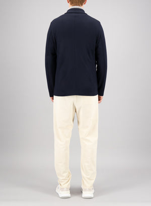 Peak lapel blazer superfine merino