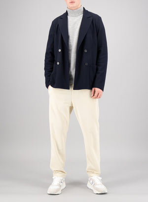 Peak lapel blazer superfine merino