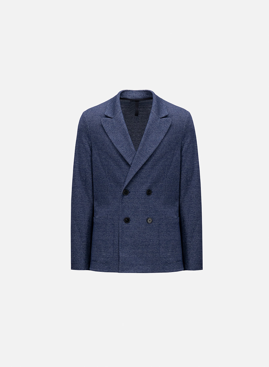 Peak lapel blazer prince of wales