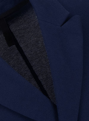 Peak lapel blazer honeycomb crafted with a Loro Piana fabric