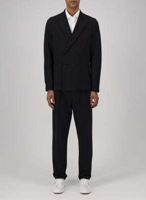 d.b. peak lapel blazer coolmax seersucker