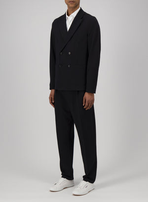 d.b. peak lapel blazer coolmax seersucker