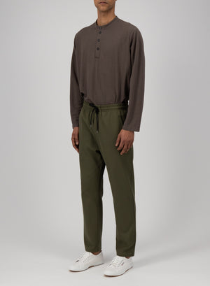 jogging trousers diagonal crafted with Loro Piana fabric