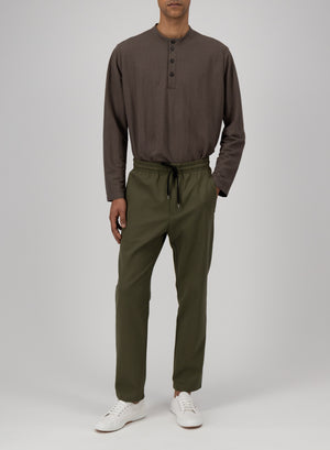 jogging trousers diagonal crafted with Loro Piana fabric