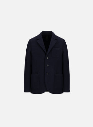 Travel blazer boiled wool