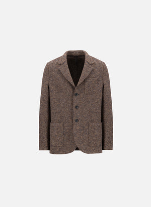 Travel blazer boiled wool