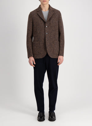 Travel blazer boiled wool