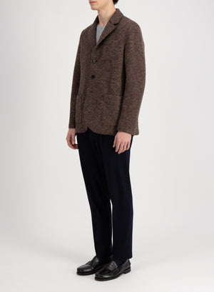 Travel blazer boiled wool