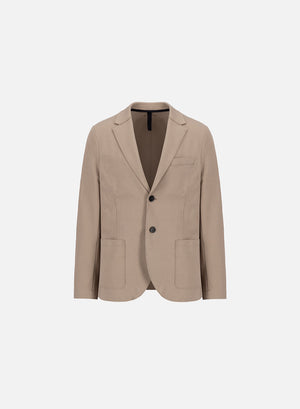 Blazer in stretch piquet