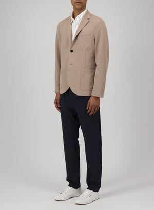 Blazer in stretch piquet