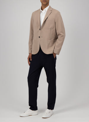 Blazer in stretch piquet