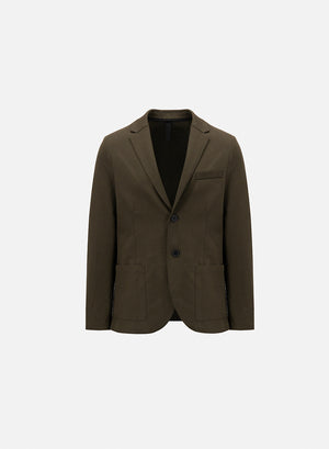 Blazer in stretch piquet