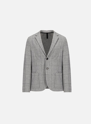 Blazer prince of wales crafted with Loro Piana fabric