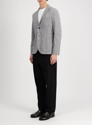 Blazer prince of wales crafted with Loro Piana fabric