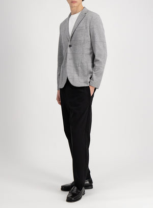 Blazer prince of wales crafted with Loro Piana fabric