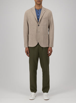 2b. blazer hopsack crafted with Loro Piana fabric