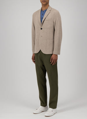 2b. blazer hopsack crafted with Loro Piana fabric