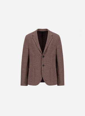 2b. blazer hopsack crafted with Loro Piana fabric