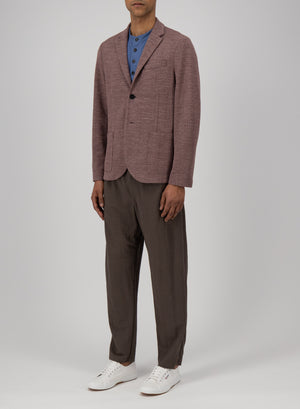 2b. blazer hopsack crafted with Loro Piana fabric