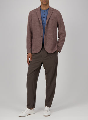 2b. blazer hopsack crafted with Loro Piana fabric