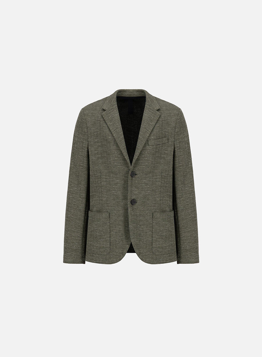 2b. blazer herringbone crafted with Loro Piana fabric