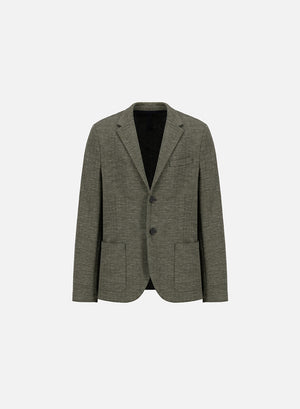 2b. blazer herringbone crafted with Loro Piana fabric