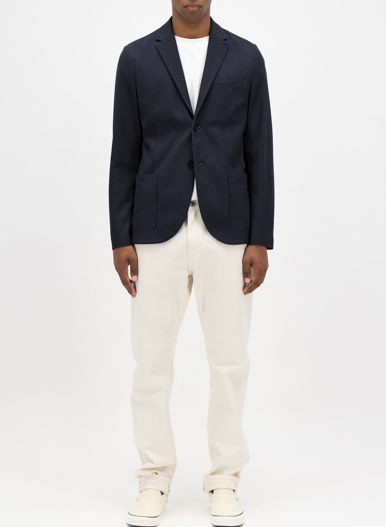 Blazer honeycomb crafted with Loro Piana fabric