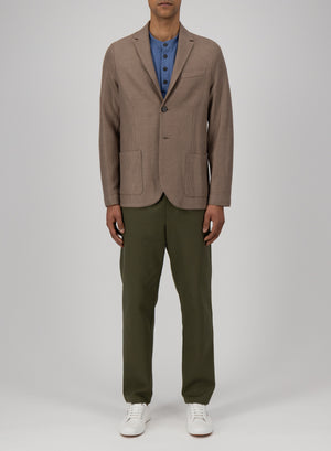 Blazer linen honeycomb