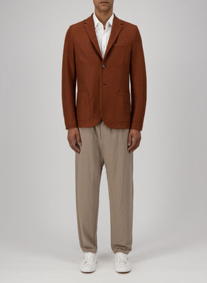 Blazer linen honeycomb