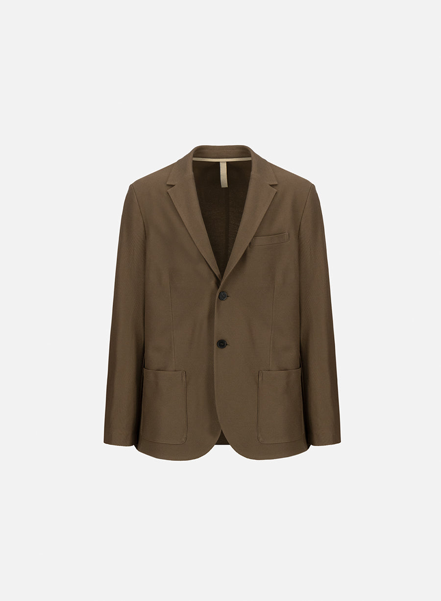 Blazer cotton twill