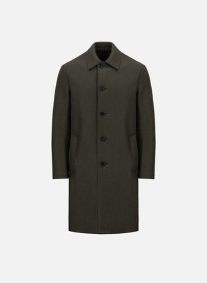 Mac coat pressed wool