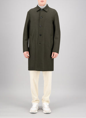 Mac coat pressed wool