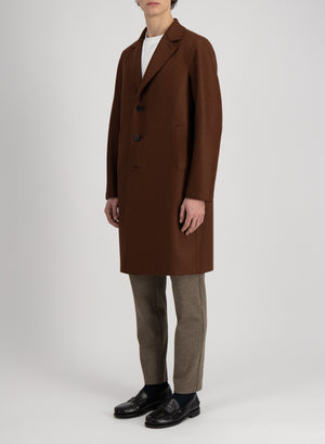 Overcoat pressed wool