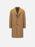 Overcoat pressed wool and polaire