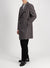 Oversized d.b. coat pressed wool