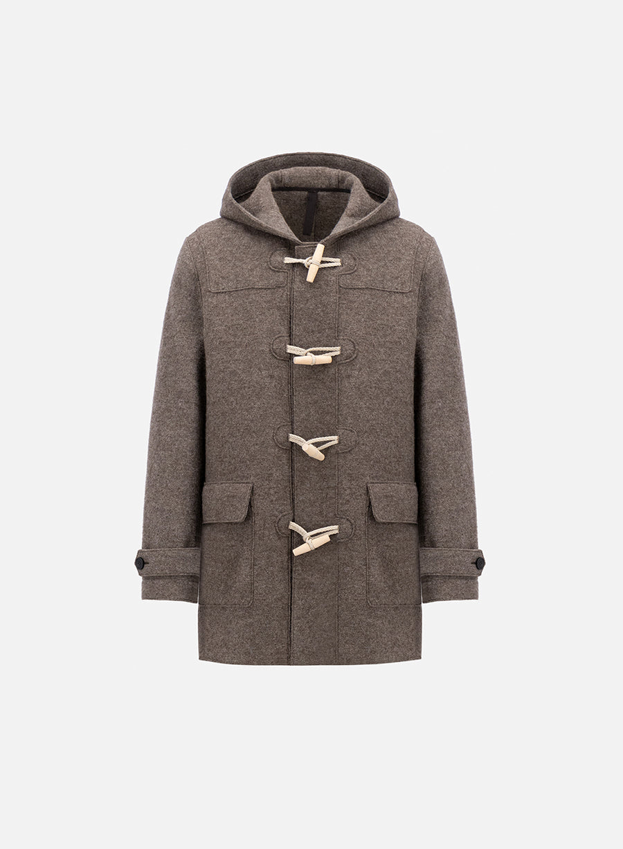 Duffle coat boiled wool