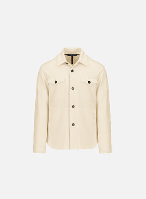 Shirt jacket superfine merino