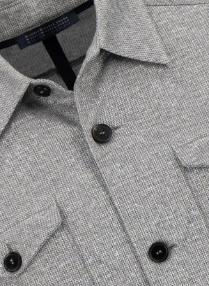 Shirt jacket linen blend