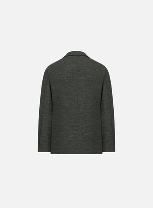 safari jacket hopsack crafted with Loro Piana fabric