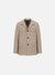 safari jacket diagonal crafted with Loro Piana fabric